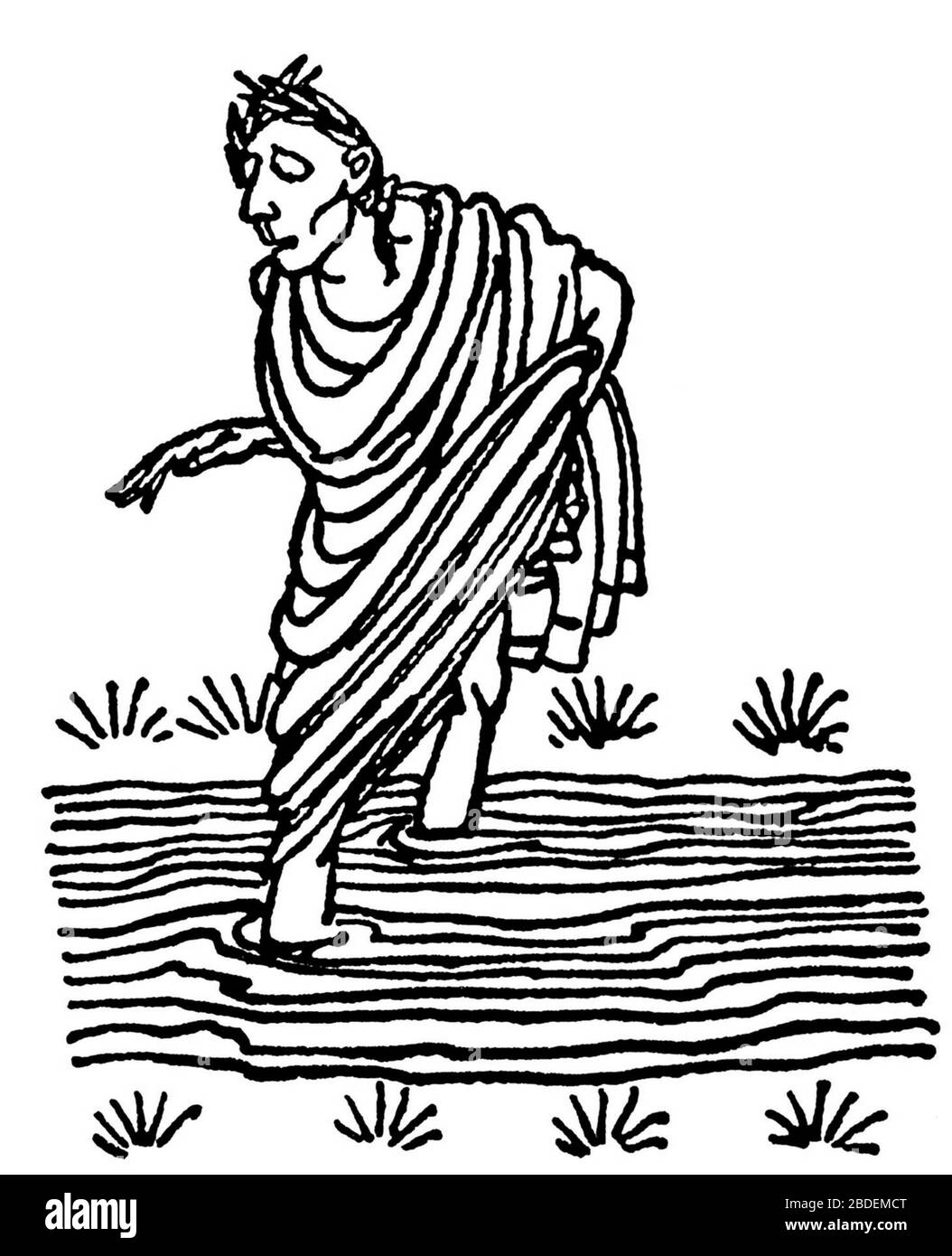 English Julius Caesar Is Crossing The Rubicon Russkij Yulij Cezar Perehodit Rubikon English The Illustration For The Humorous Book The General History Edited By Satyricon Russkij Illyustraciya K Yumoristicheskoj Knige Vseobshaya Istoriya