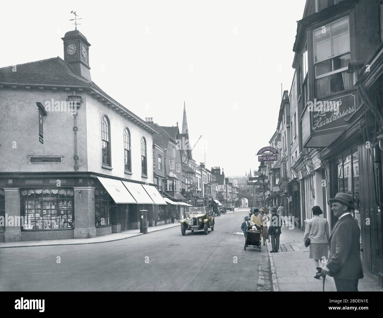 Salisbury, High Street 1928 Stock Photo Alamy