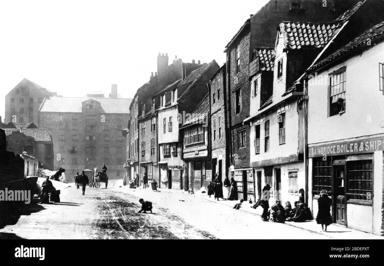 Newcastle upon Tyne, Sandgate 1900 Stock Photo Alamy