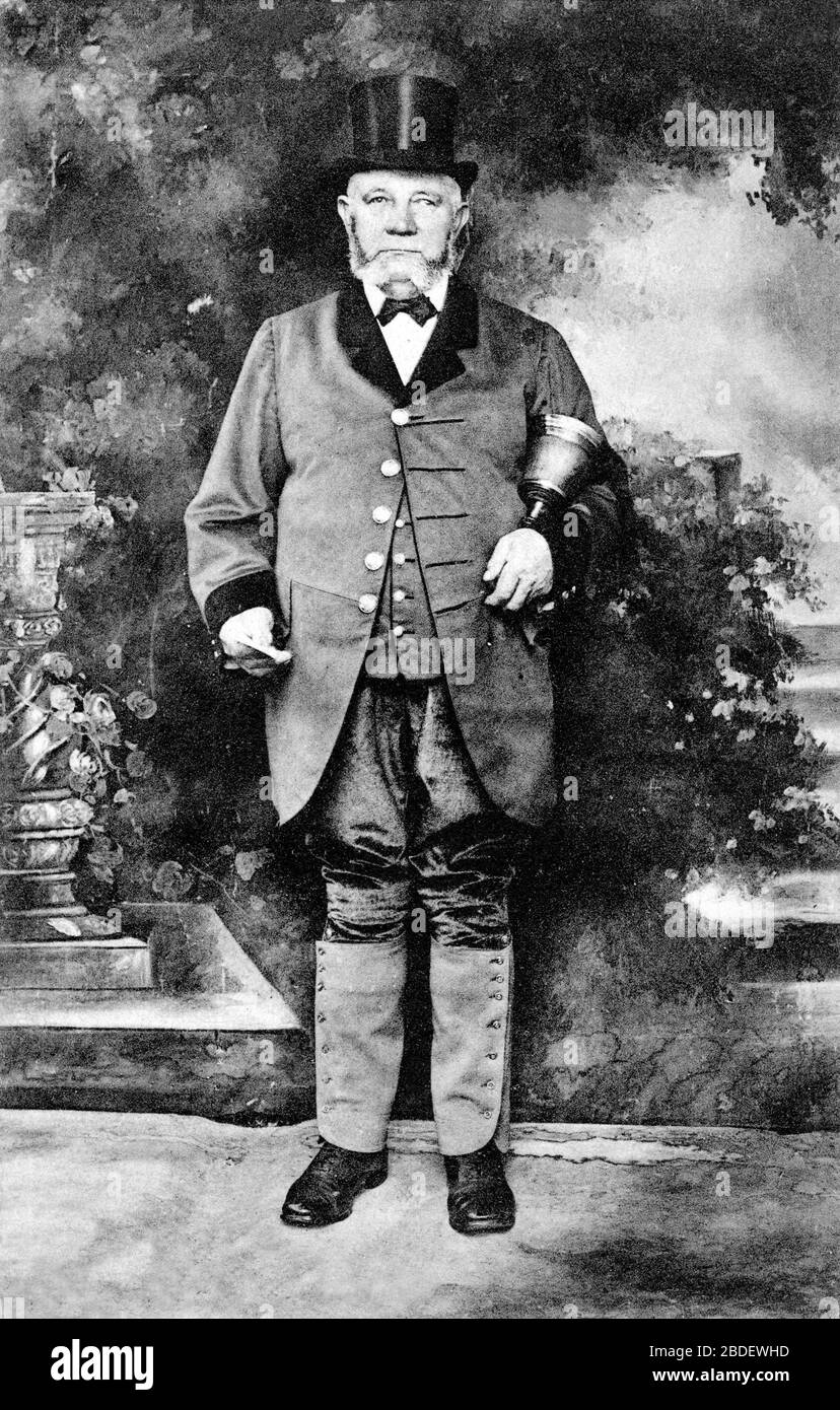 Marlborough, Town Crier c1900 Stock Photo
