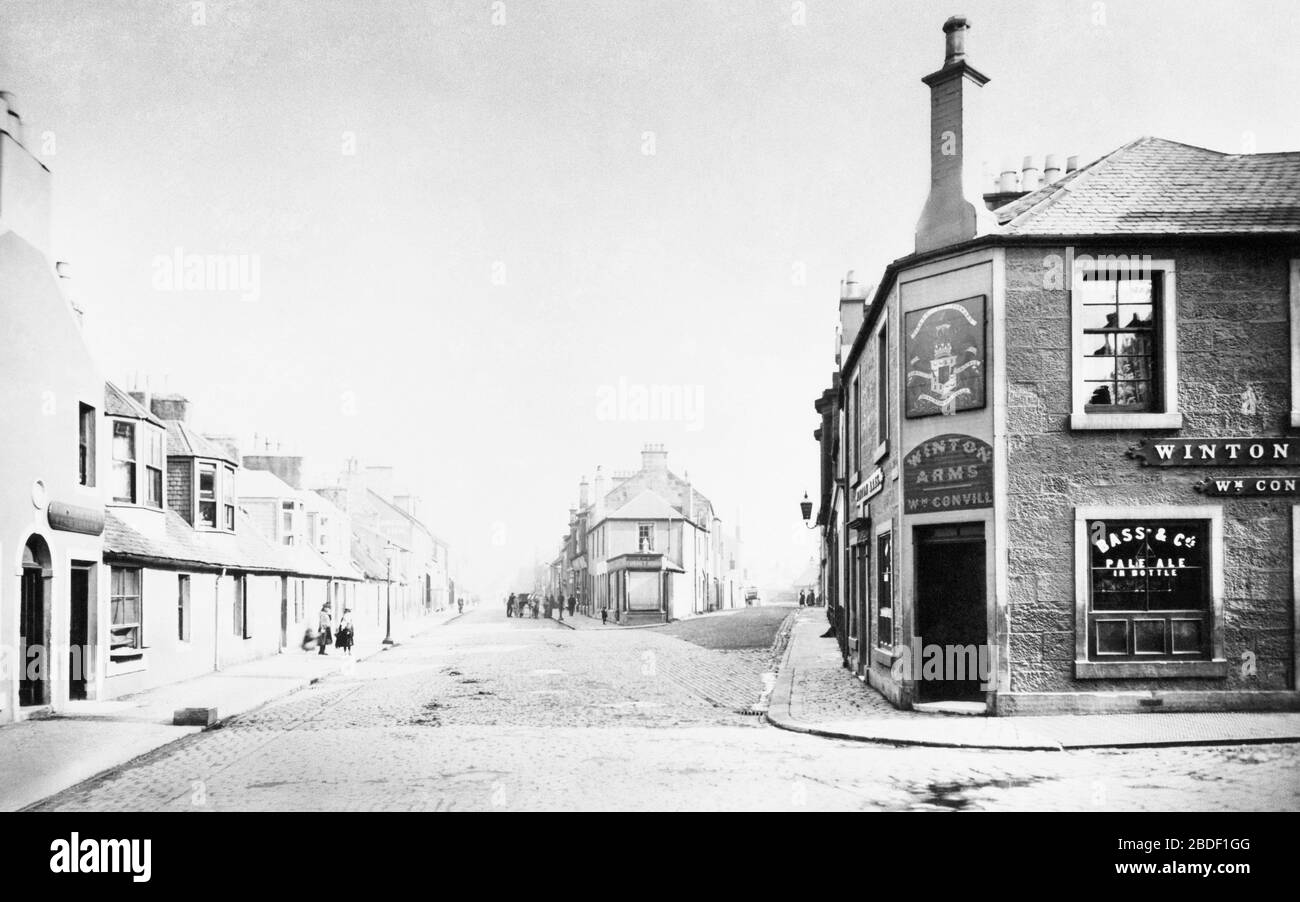 Irvine, Montgomery Street 1904 Stock Photo Alamy