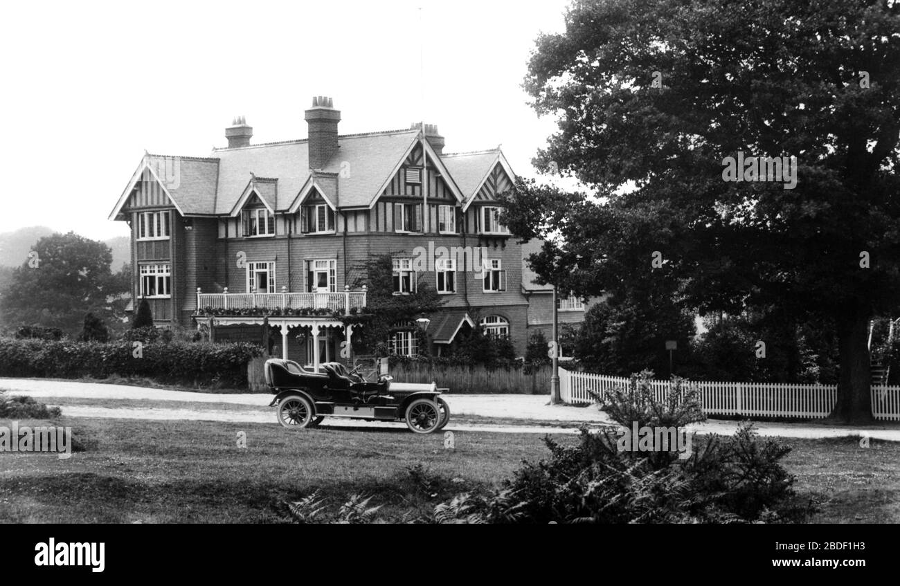 Ashdown Forest, Hotel 1908 Stock Photo Alamy