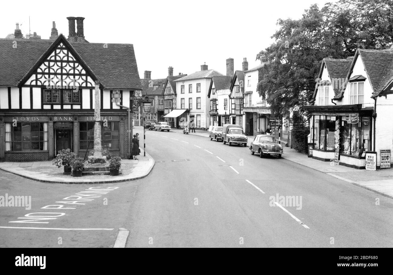 HenleyinArden, Market Square 1959 Stock Photo Alamy