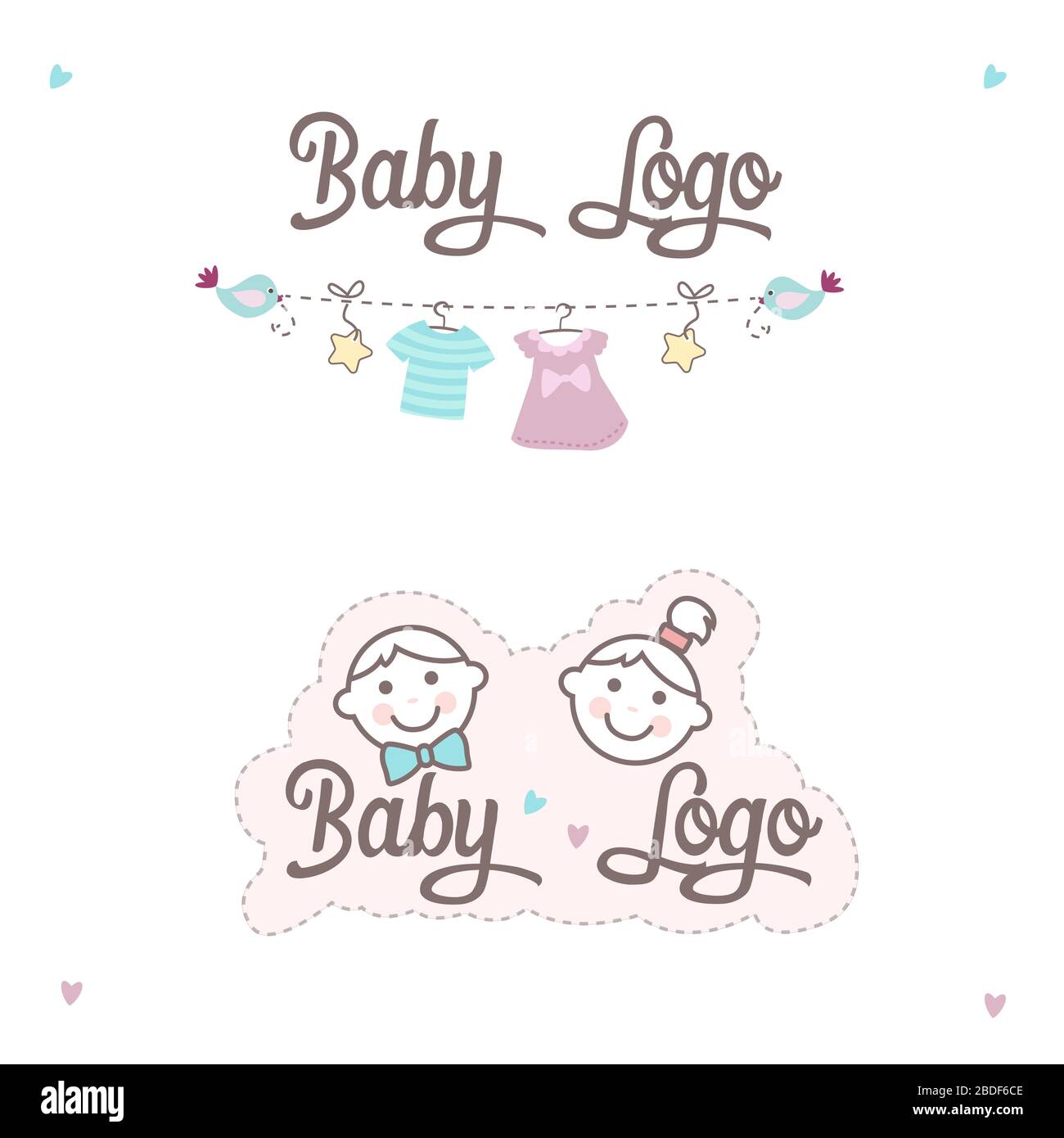Vector children illustration for a logo Stock Vector Image & Art - Alamy