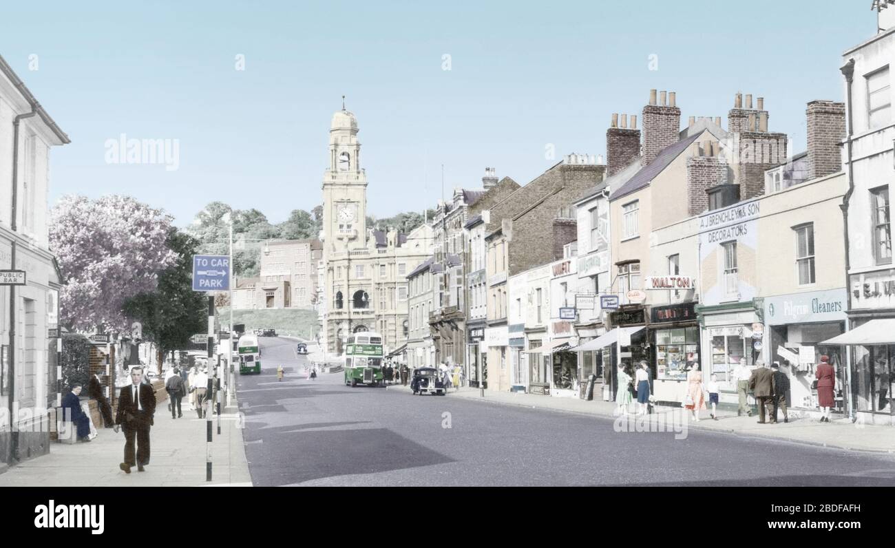 Chatham, Military Road c1960 Stock Photo Alamy