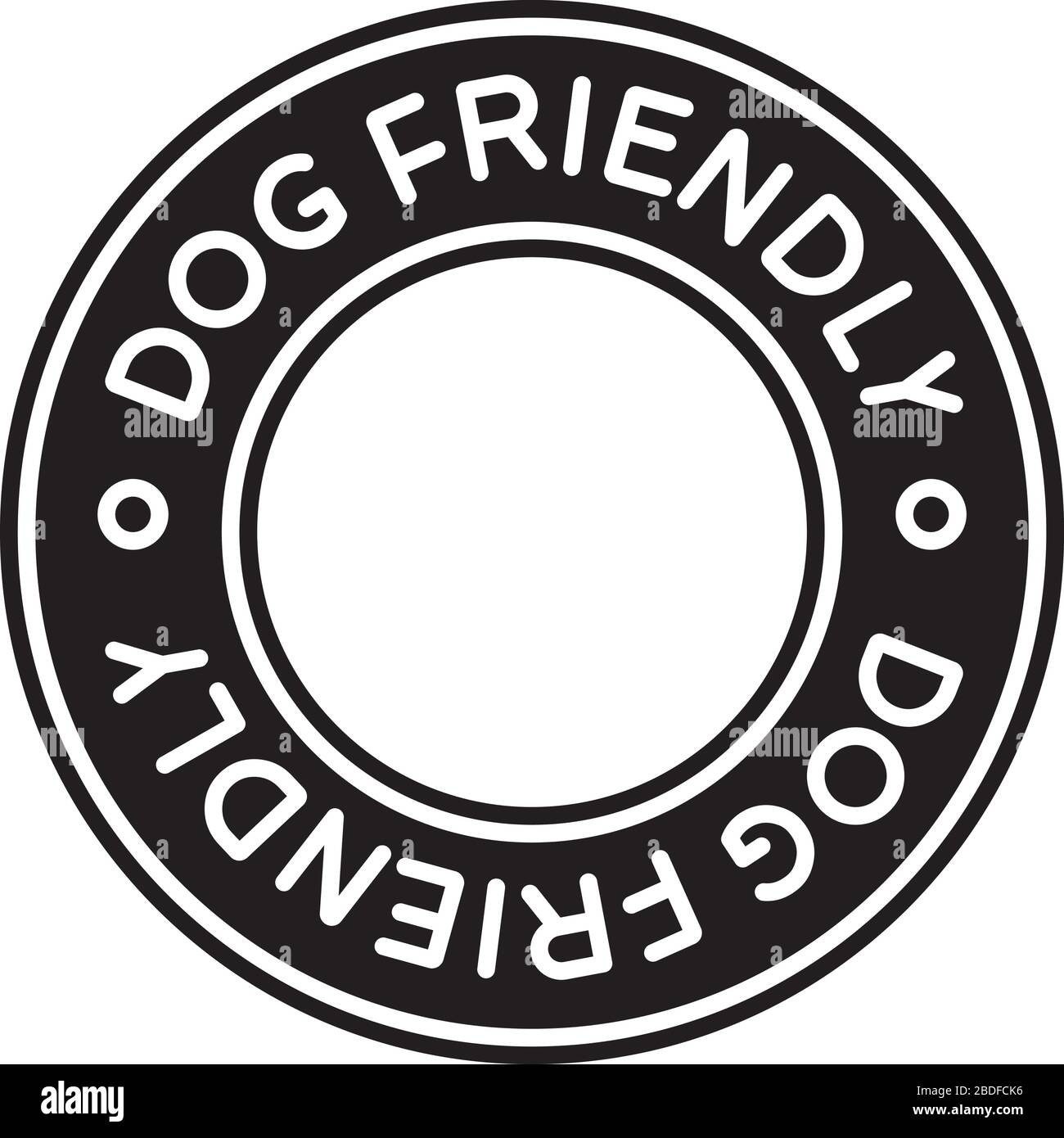 Dog friendly area black glyph icon. Doggy permitted, domestic animals