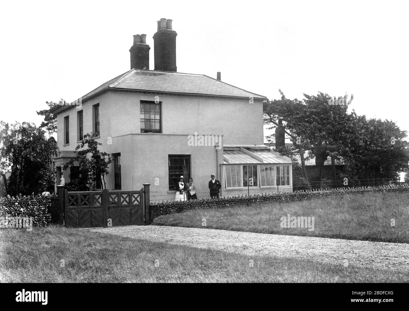 Dartford, City of London Asylum, Hill House Villa 1903 Stock Photo Alamy