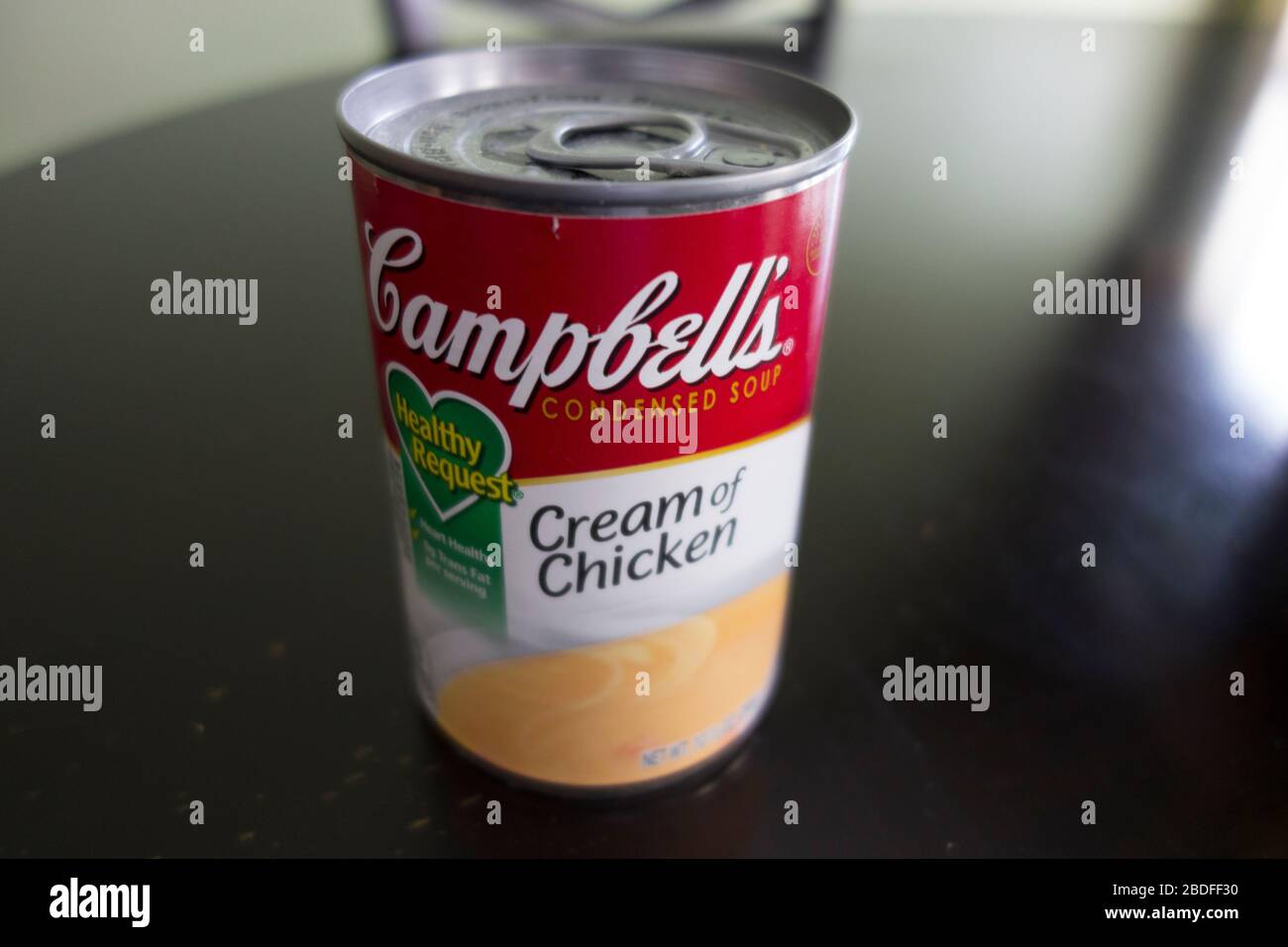 Campbell's Cream of Chicken Soup Stock Photo - Alamy