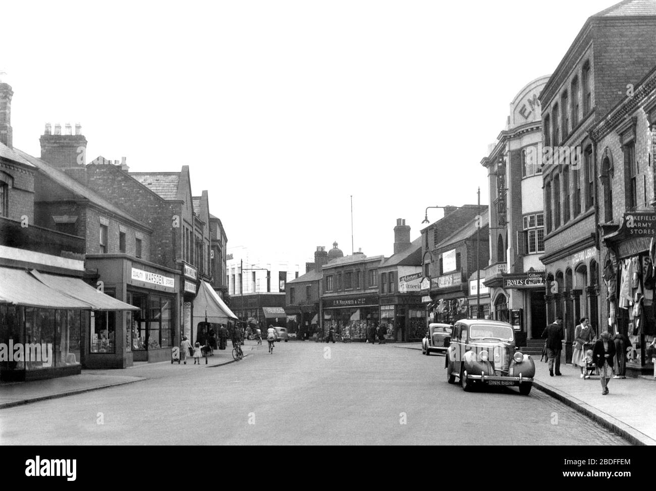 Long Eaton, High Street c1950 Stock Photo Alamy