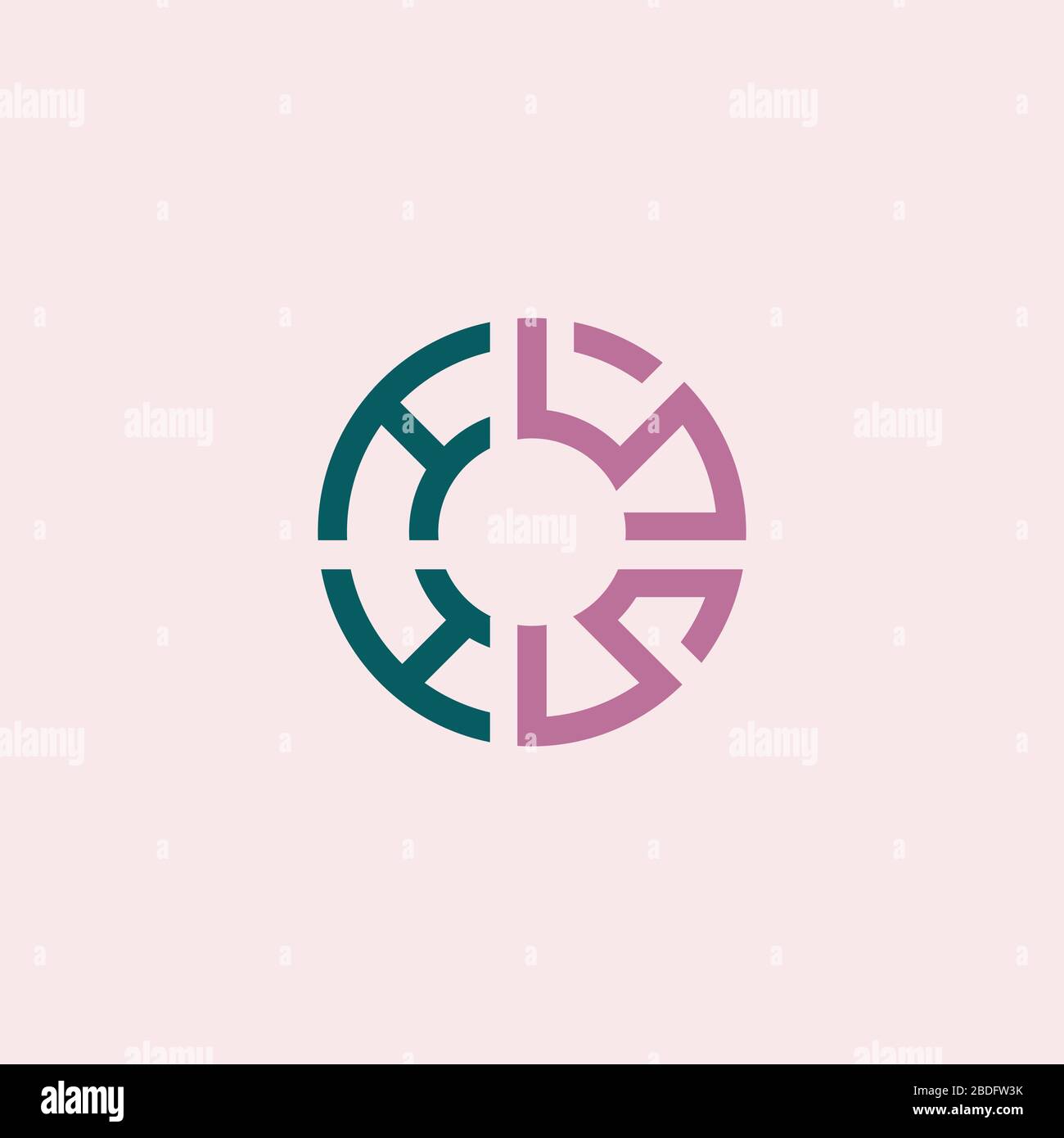 Initial letter hs logo or sh logo vector design template Stock Vector