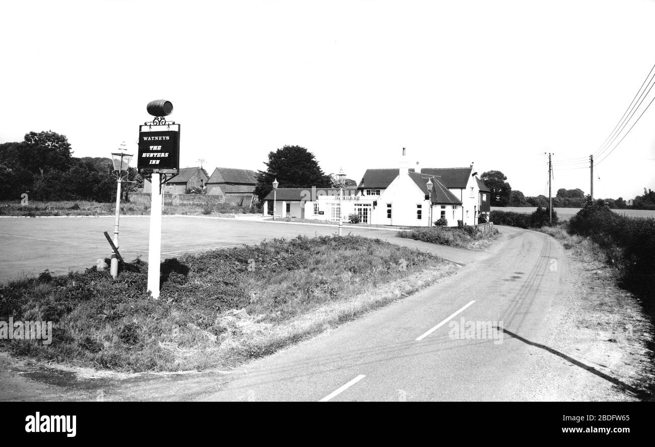 Swanmore, the Hunters Inn 1969 Stock Photo Alamy