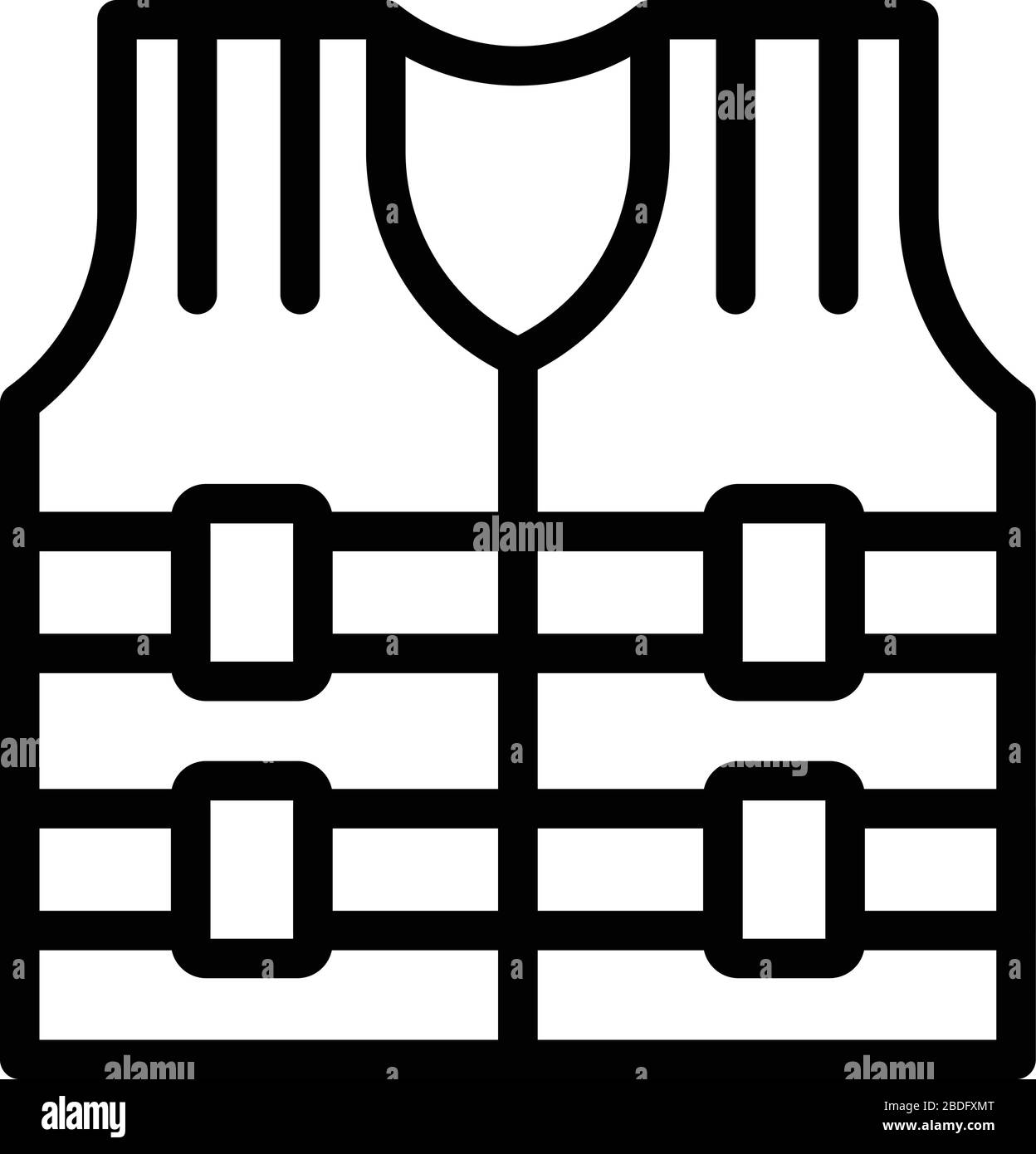 Rescue vest icon, outline style Stock Vector Image & Art - Alamy