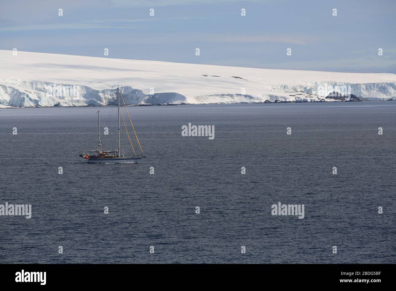 Sailing in Antarctica Stock Photo Alamy