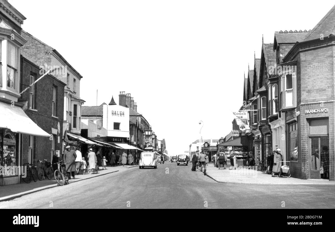 Mablethorpe, High Street c1955 Stock Photo Alamy