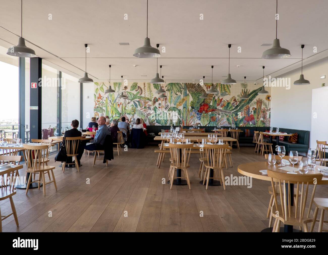 Quinta do Quetzal vineyard, restaurant and art gallery, Alentejo, Portugal Stock Photo