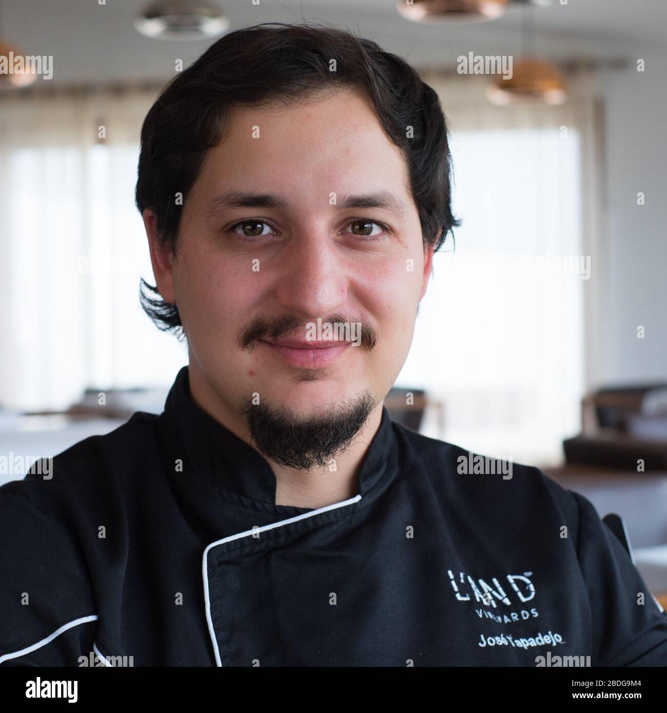 José Tapadejo, executive chef at the restaurant at L'AND Vineyards,  Montemor-o-Novo, Alentejo, Portugal Stock Photo - Alamy