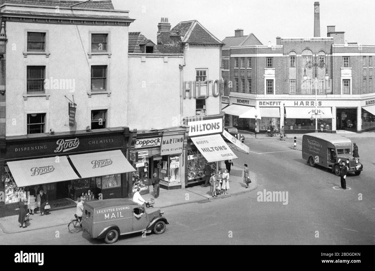 Loughborough, High Street c1950 Stock Photo Alamy