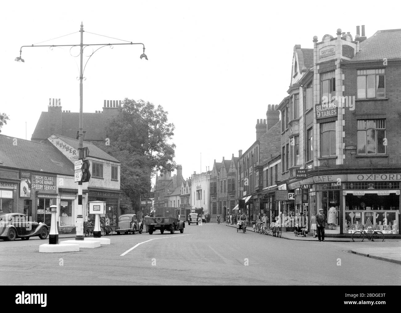 Long Eaton, the Market Place c1950 Stock Photo Alamy