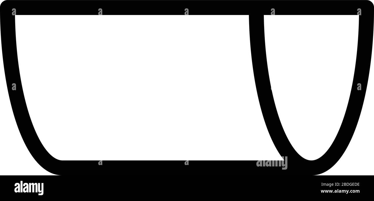 Chute gutter icon, outline style Stock Vector Image & Art - Alamy