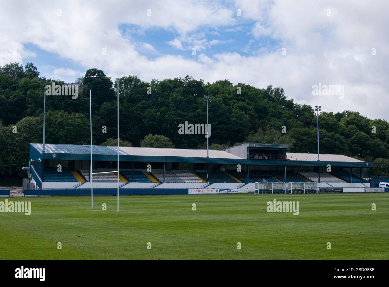 General View of the Brewery Field, Bridgend Stock Photo Alamy