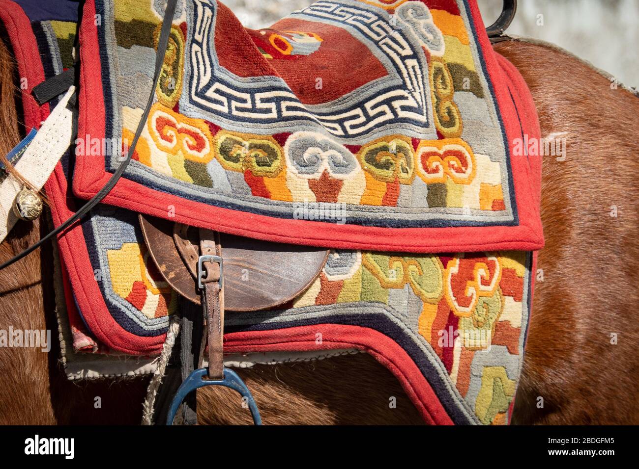 Colorful saddle blanket hires stock photography and images Alamy