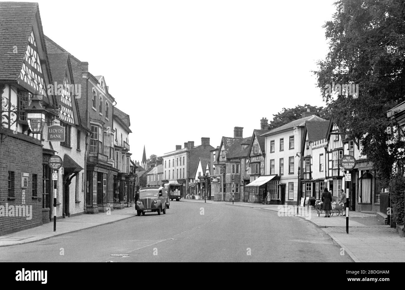 HenleyinArden, High Street 1949 Stock Photo Alamy