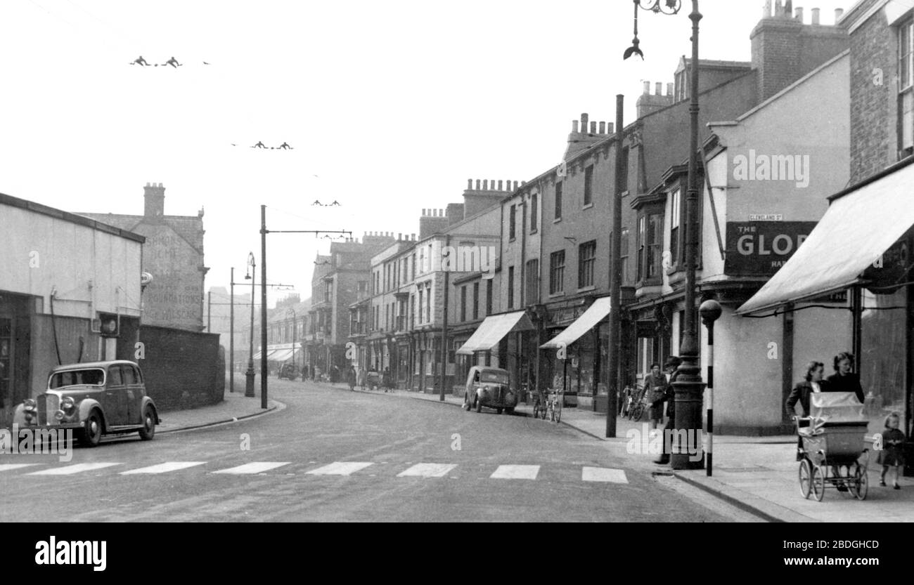 Hartlepool, Northgate c1955 Stock Photo Alamy