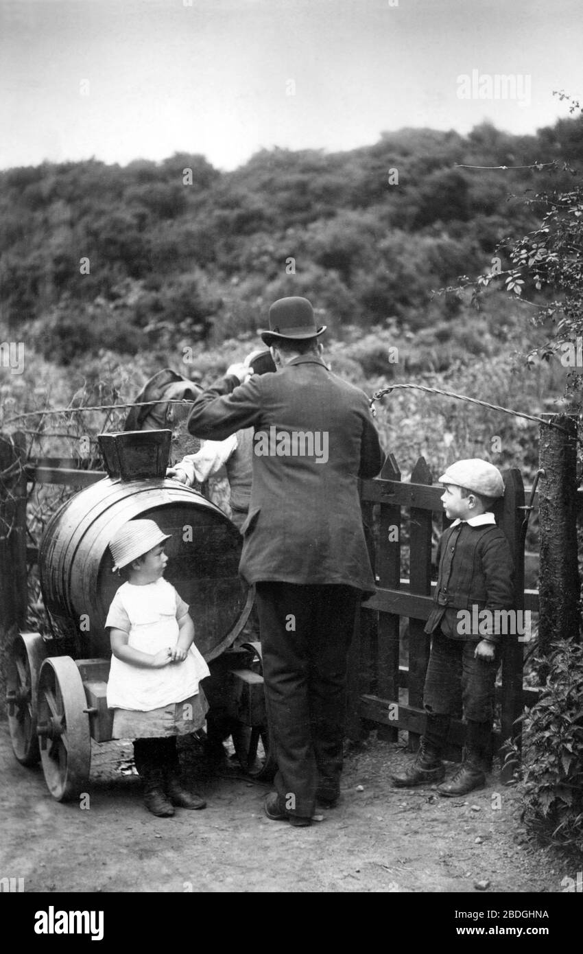Haslemere, the Water Seller 1888 Stock Photo Alamy