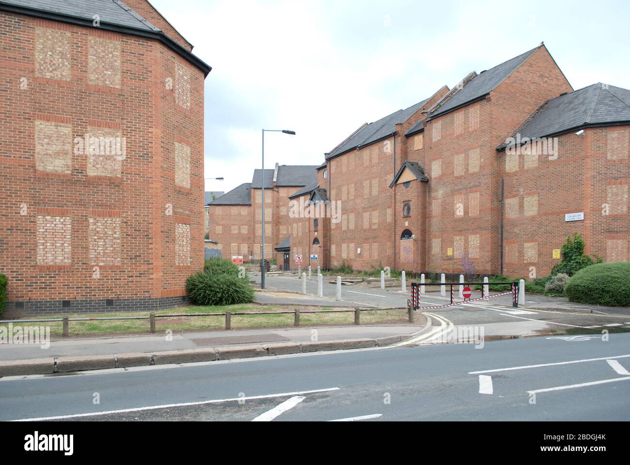 Abandoned Derelict 80s Architecture Houses Watermeadow Court Potters