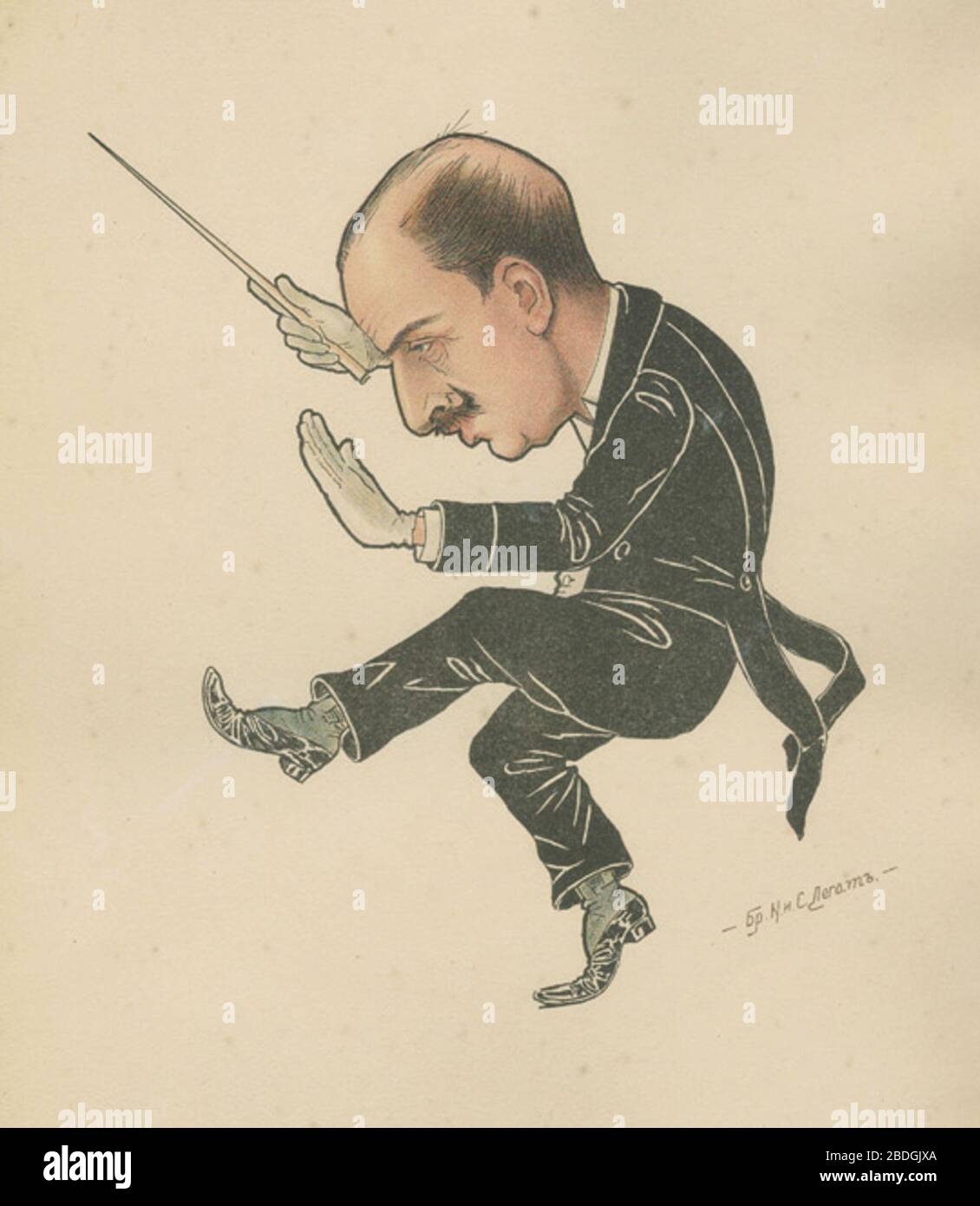 Caricature Of Riccardo Eugenio Drigo 1846 1930 Chef D Orchestre Of The St Petersburg Imperial Italian Opera 1878 14 Kapellmeister Of The St Petersburg Imperial Ballet 1878 1917 Chef D Orchestre Of The St Petersburg Imperial Mariinsky Caricature Of Riccardo Eugenio Drigo 1846 1930 Chef D Orchestre Of The St Petersburg Imperial Italian Opera 1878 14 Kapellmeister Of The St Petersburg Imperial Ballet 1878 1917 Chef D Orchestre Of The St Petersburg Imperial Mariinsky