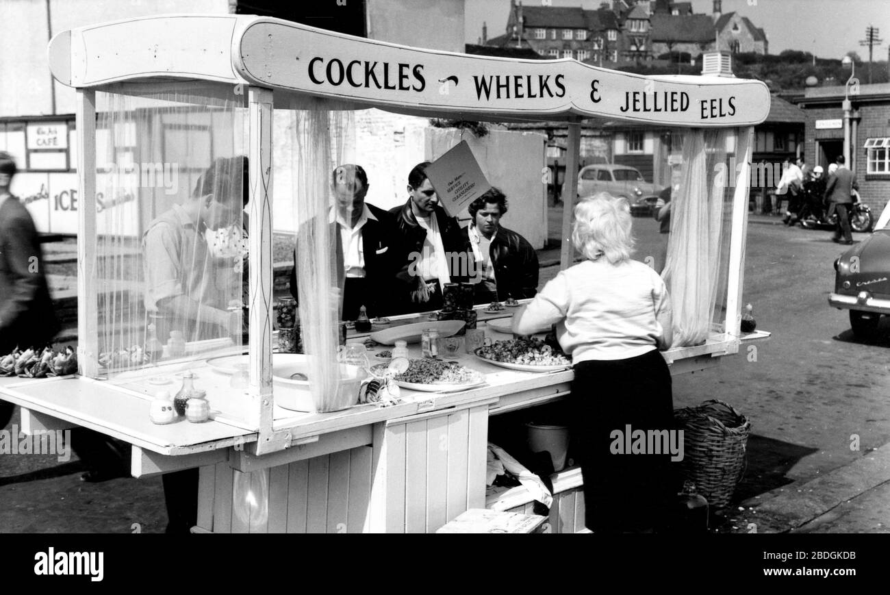Folkestone, Cockles and Whelks c1960 Stock Photo Alamy