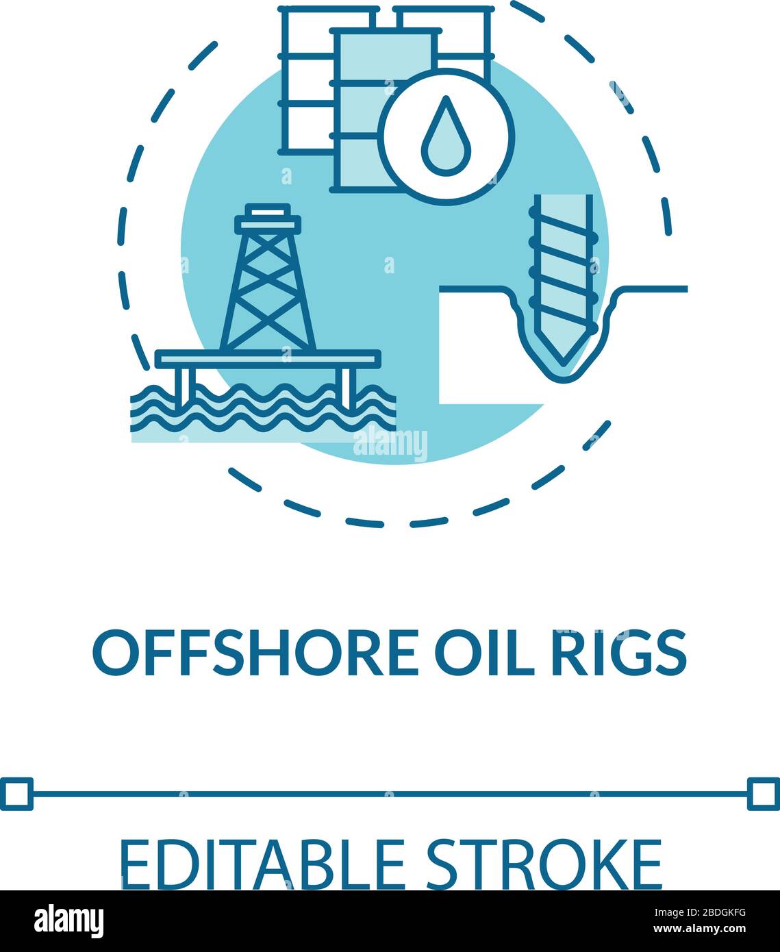 Offshore oil oilfield Stock Vector Images - Alamy