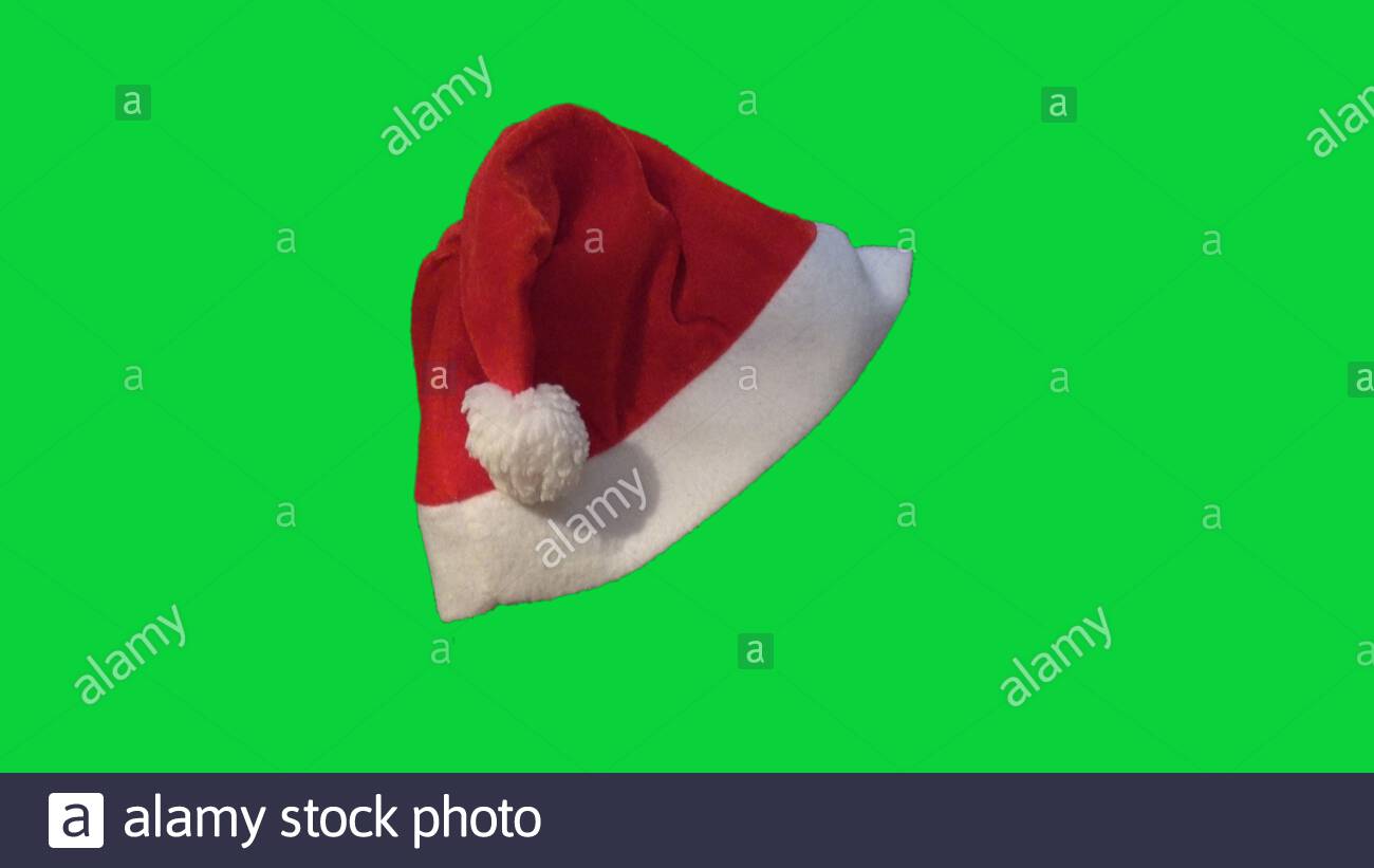 green santa hat