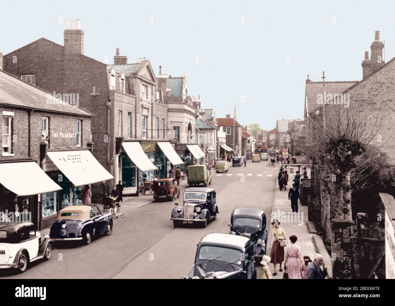 Egham, High Street 1952 Stock Photo Alamy