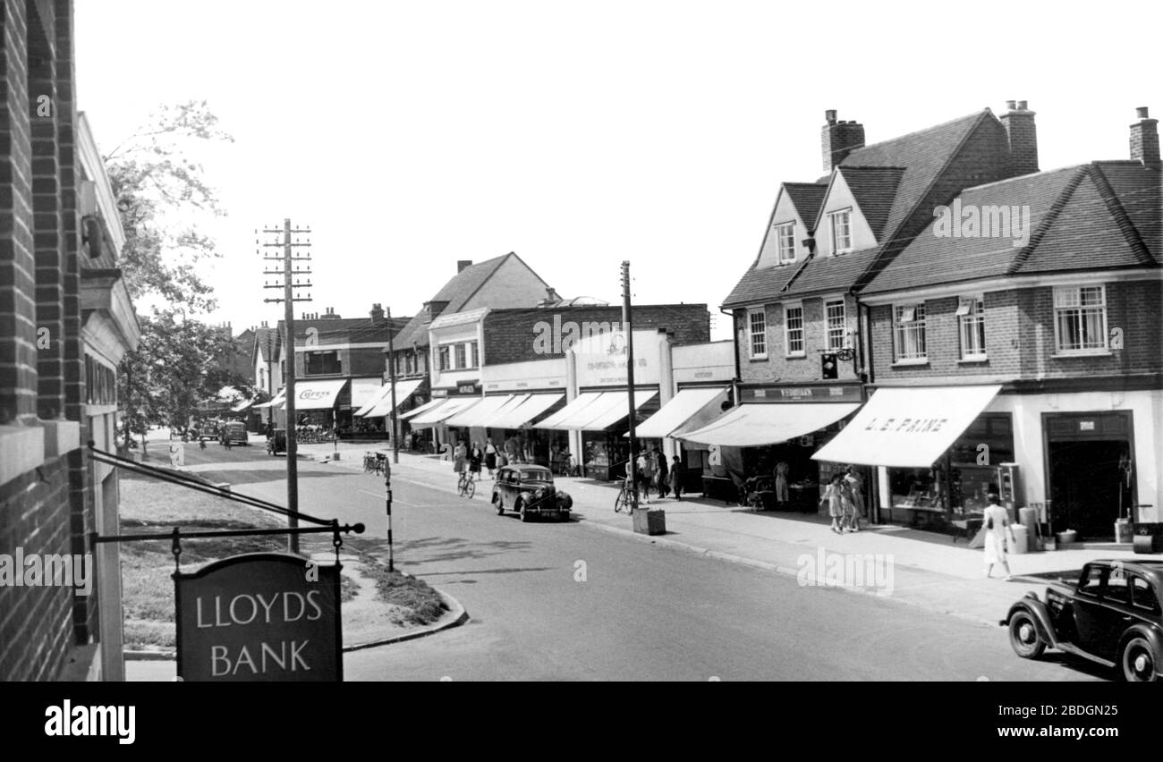 Didcot, Broadway 1950 Stock Photo - Alamy