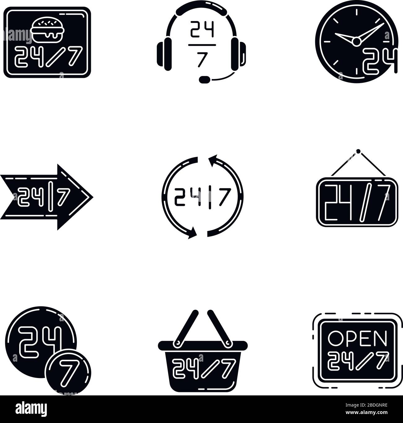 White space around clock Stock Vector Images - Alamy