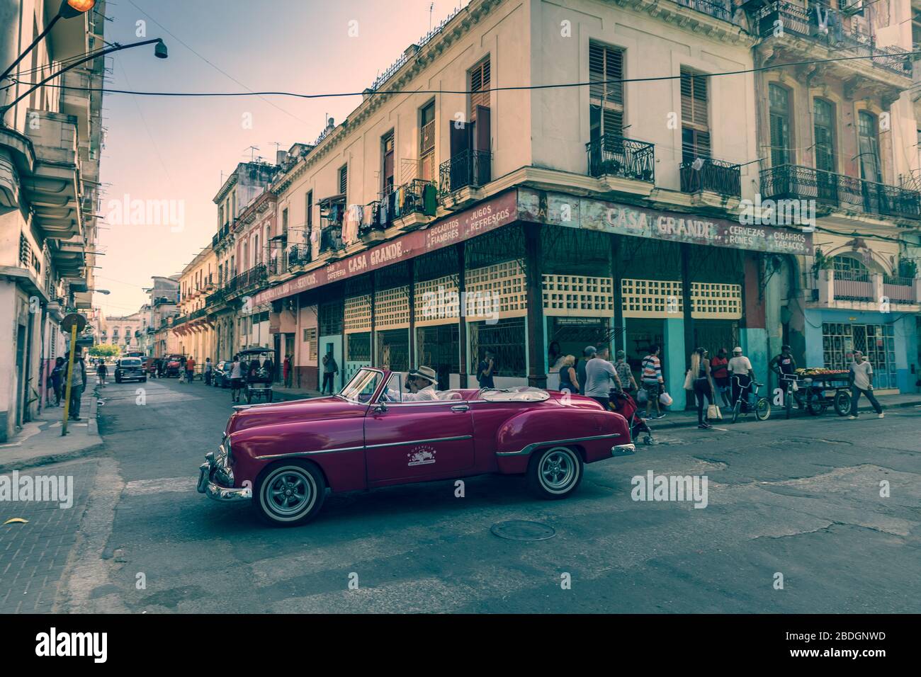 HAVANA, CUBA DECEMBER 10, 2019 Havana Cuba Classic Cars. Typcal