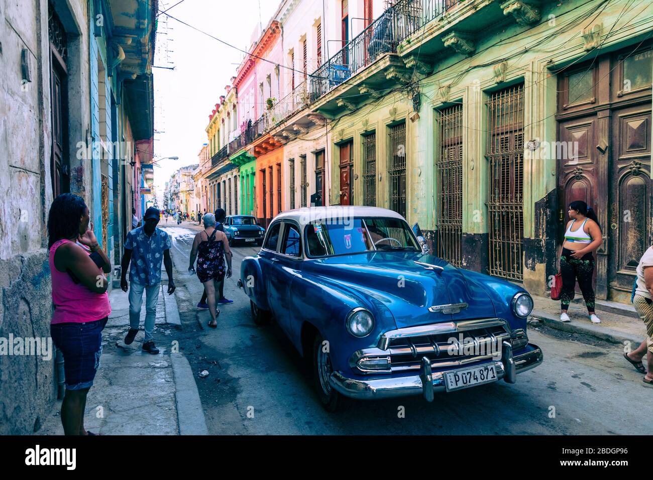 HAVANA, CUBA DECEMBER 10, 2019 Havana Cuba Classic Cars. Typcal