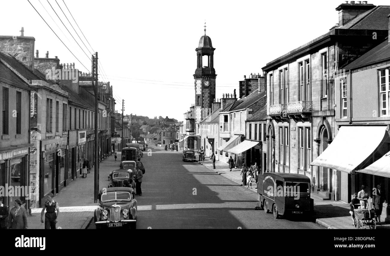 Castle Douglas, King Street c1955 Stock Photo Alamy