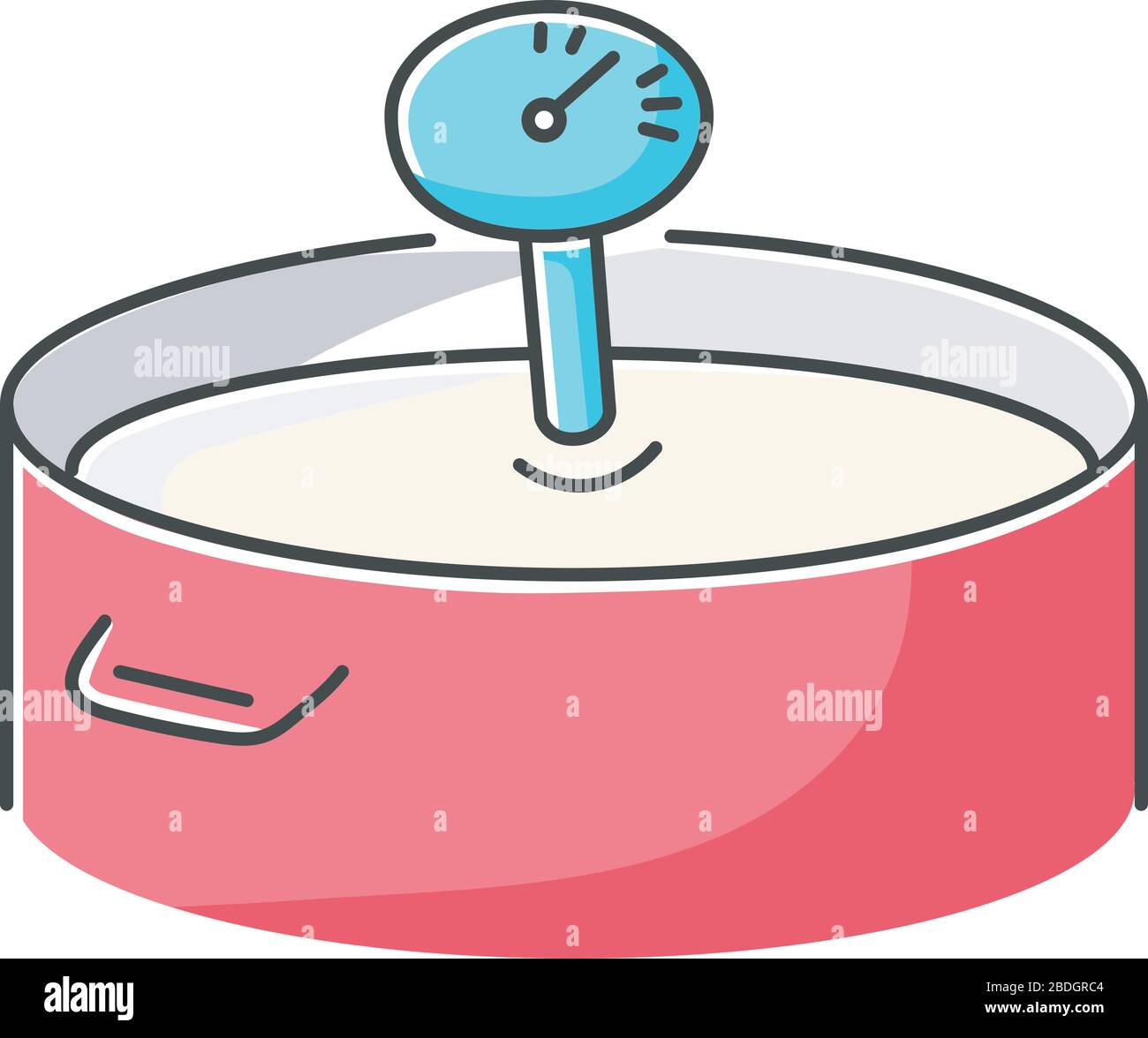 Fermentation RGB color icon. Cheesemaking process, dairy product ...
