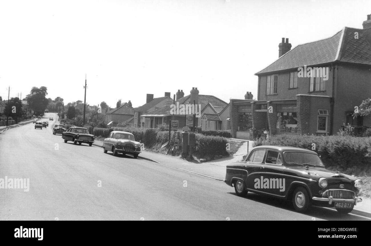 Backwell, Bristol Road c1960 Stock Photo Alamy