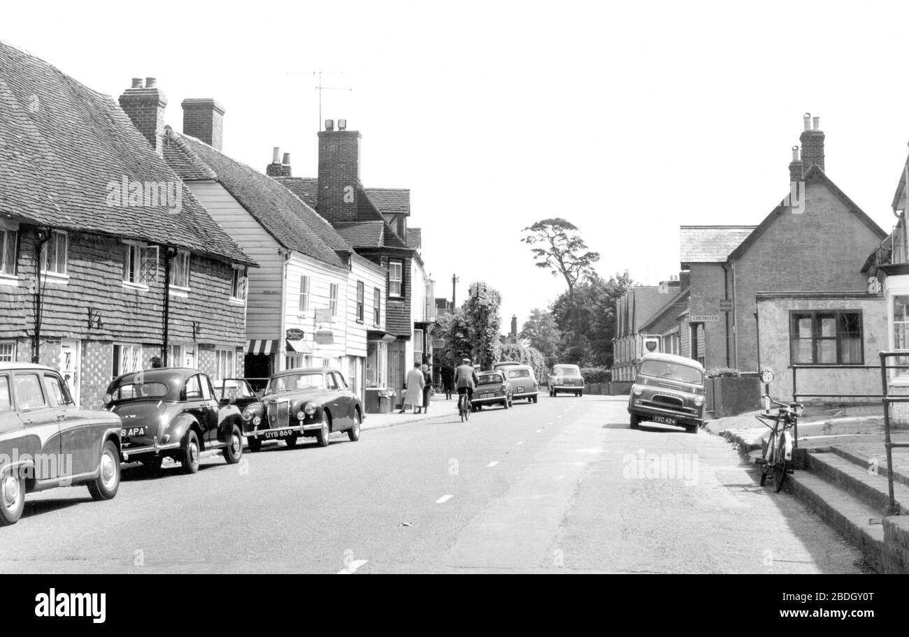 Burwash, High Street c1960 Stock Photo Alamy
