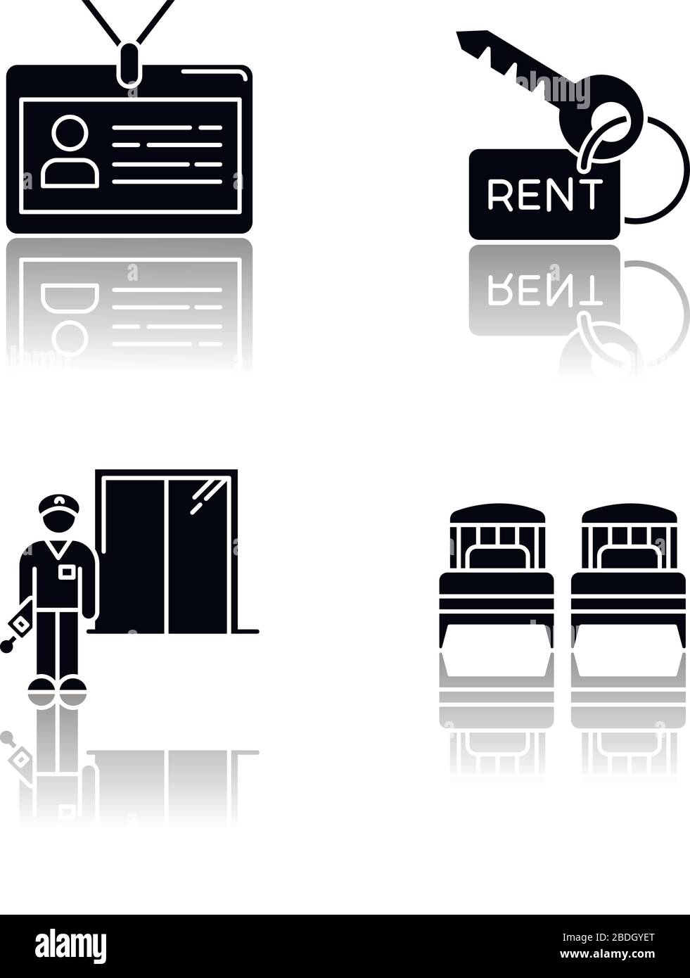 Service identity Black and White Stock Photos Images Alamy