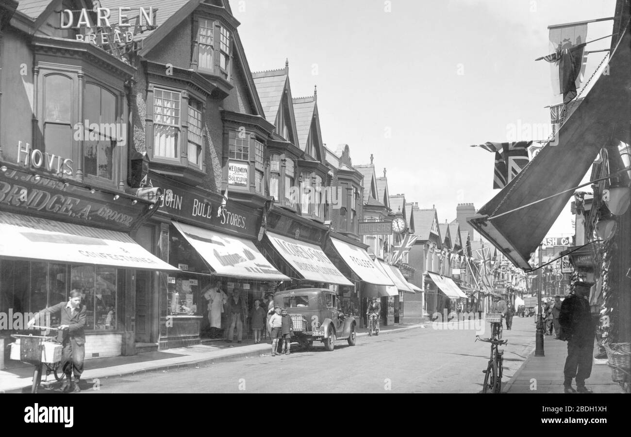 Ammanford, Quay Street 1937 Stock Photo Alamy