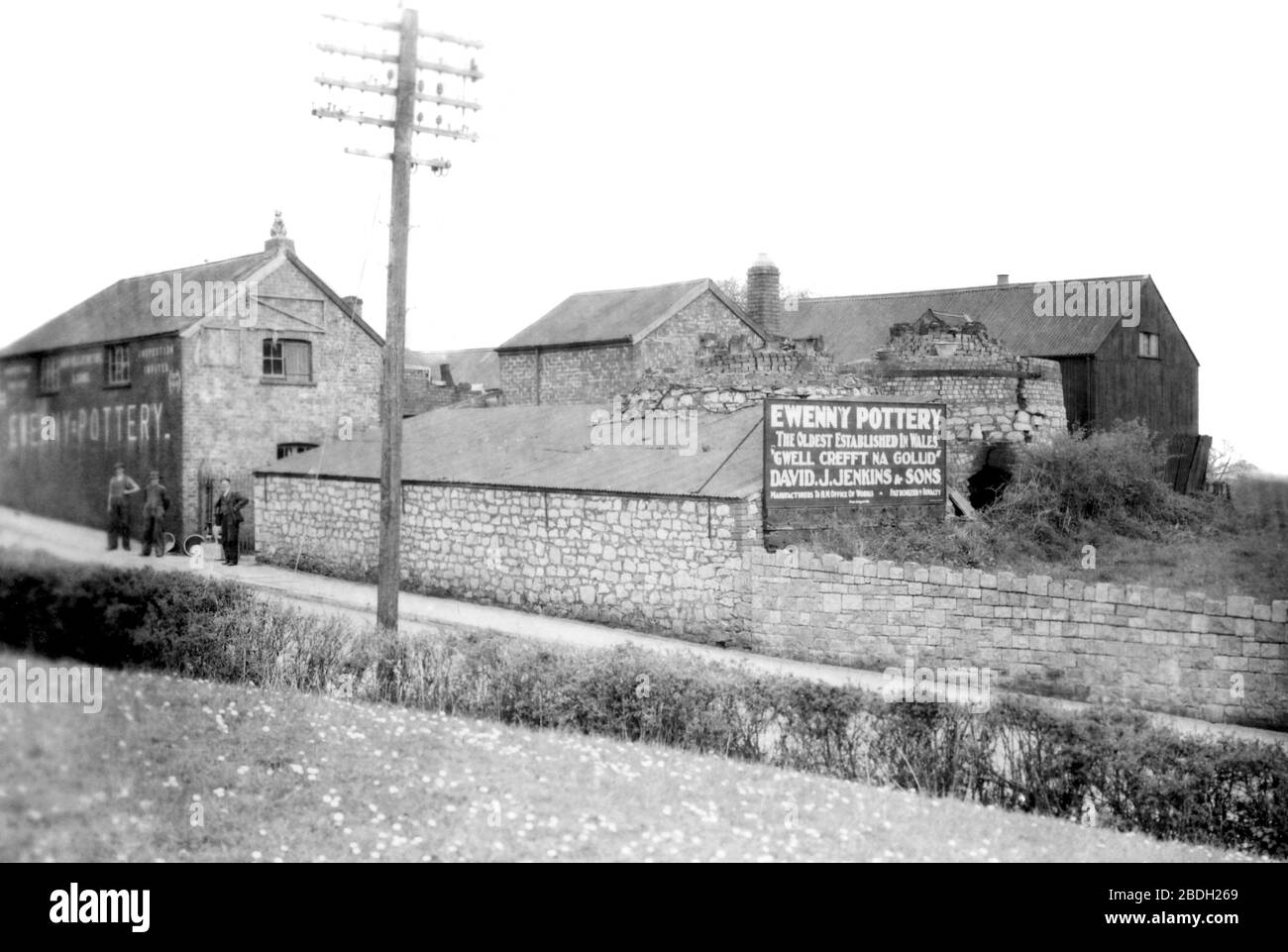 Ewenny, Pottery 1936 Stock Photo Alamy