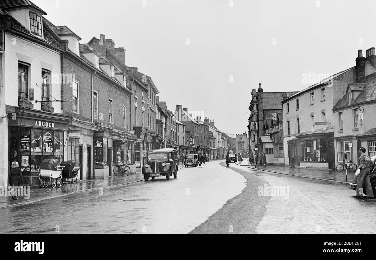 Alcester, High Street 1949 Stock Photo Alamy