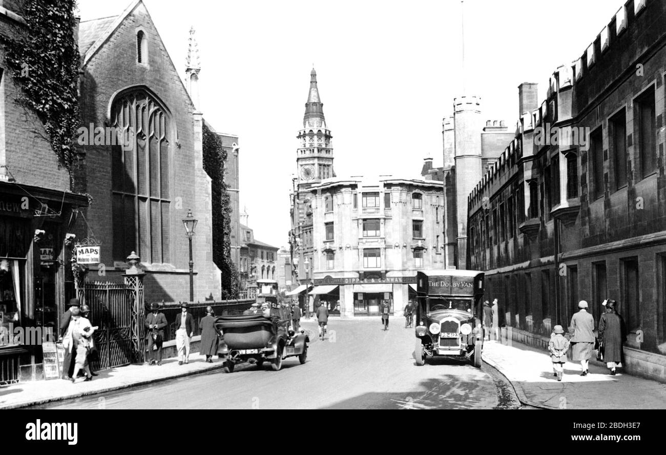 Cambridge, St Andrew's Street 1931 Stock Photo Alamy