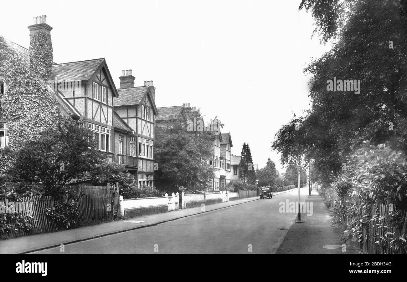 Camberley, Gordon Road 1931 Stock Photo Alamy