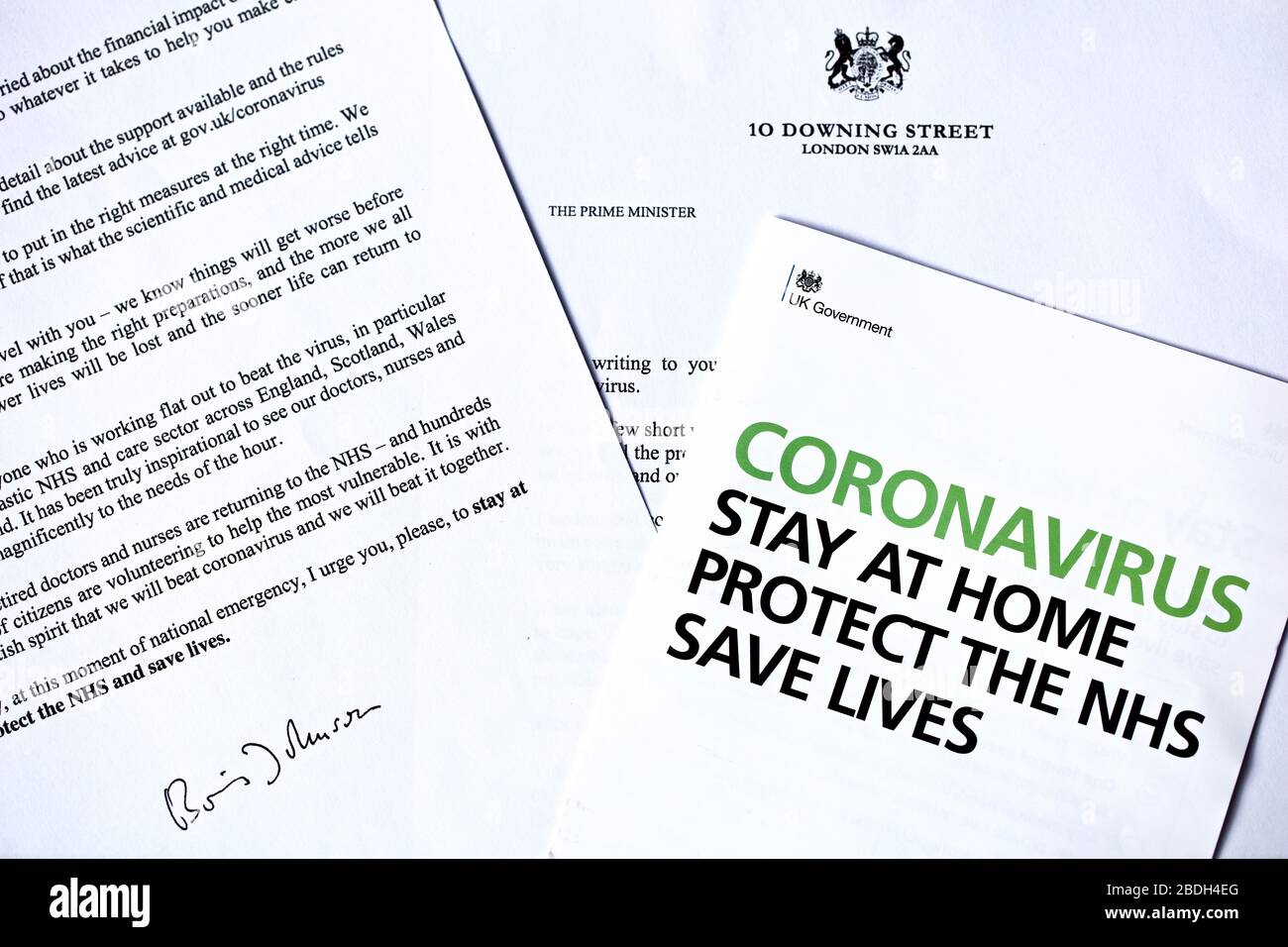 Coronavirus Boris Johnson letter to the nation giving advice to
