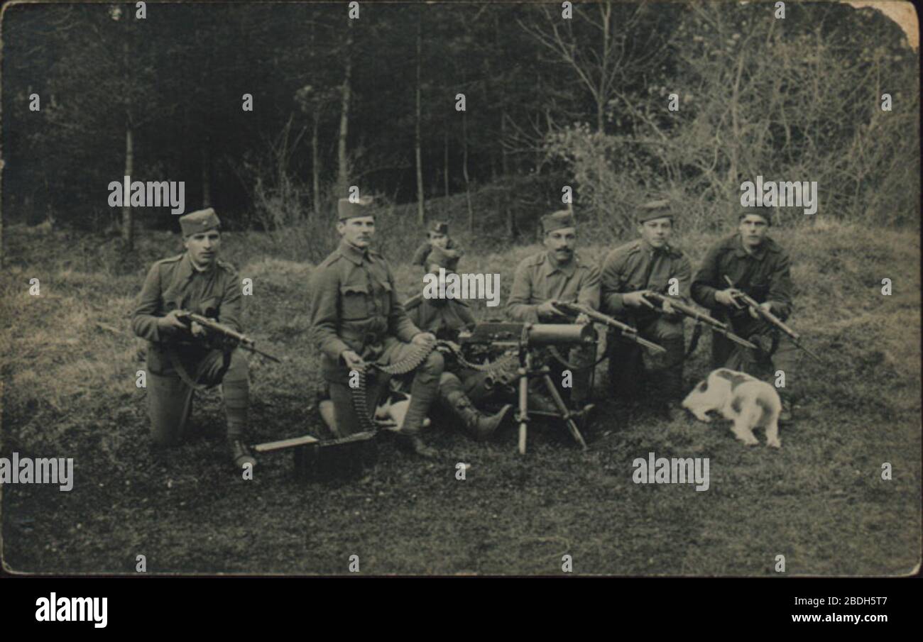 Slovenscina Za Spominski Album Borci Za Severno Mejo Pozirajo Z
